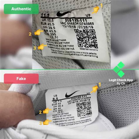 fake check nike